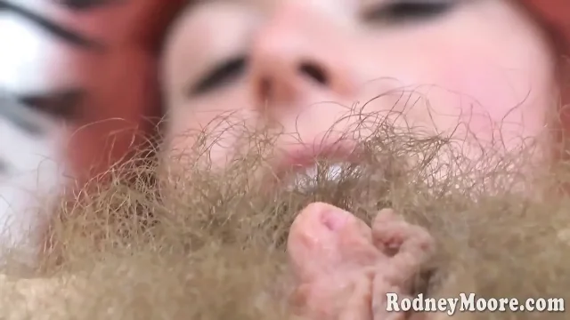 Sexy hairy all over vintage dildo