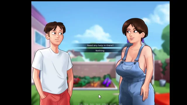 Summertime Saga she gave him a handjob in the shower and cleaned him up