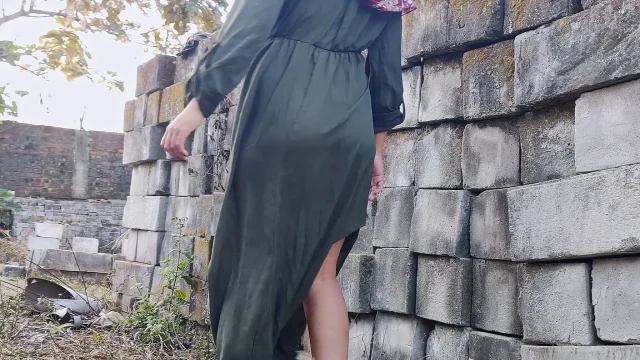 Horny Indonesian Wife Fucked Outdoors