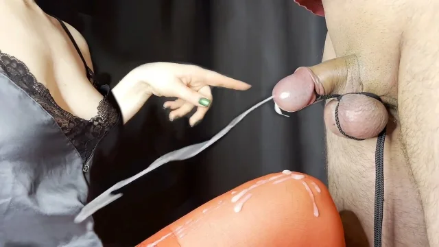 He came twice and eat his own cum