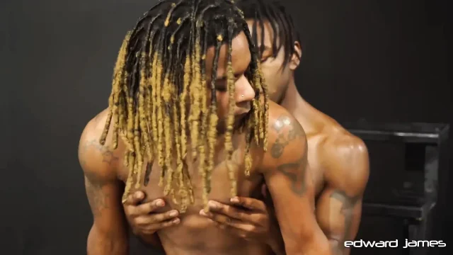 EdwardJames Hot Jock Savage Moore Relishes Black Mambas Fiery Control