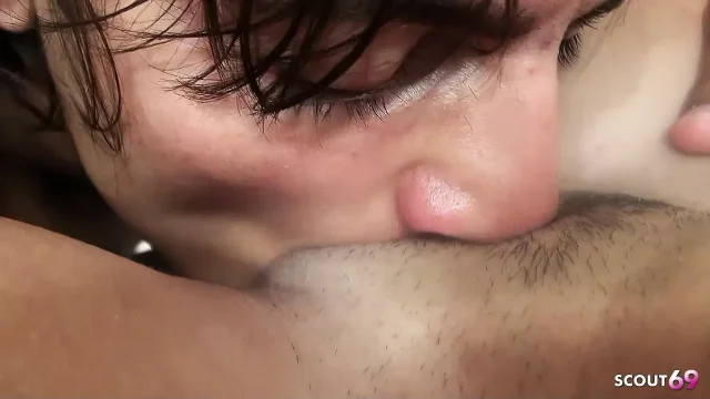 Cute Teen Girlfriend Misch Brooks at real amateur couple Sex with Big Dick boy