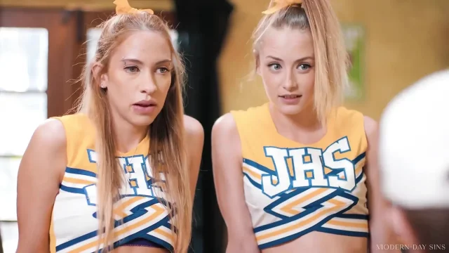 Modern-day Sins - Slutty Cheerleaders Khloe Kapri & Kyler Quinn Butt Fucked by