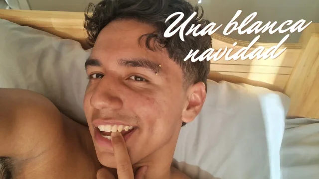 Goblin masturbates secretly from Santa Claus
