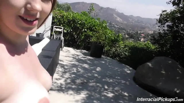 Jenna Marie fucks huge black cock pov style