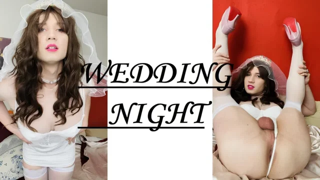 Wedding night of very horny tgirl Anna Rios