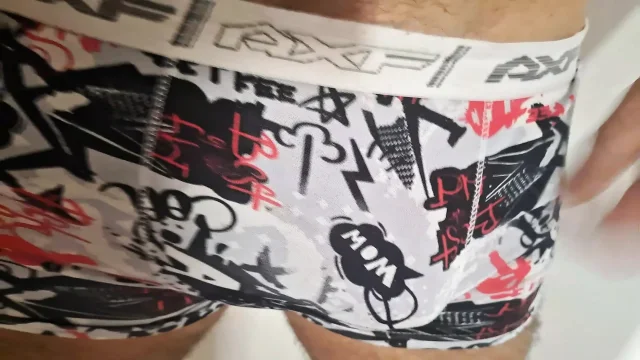 Jerking off with my rock-hard cock