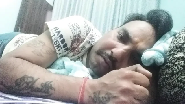 Indian police officer get sucked and fucked by neighbour and army officer
