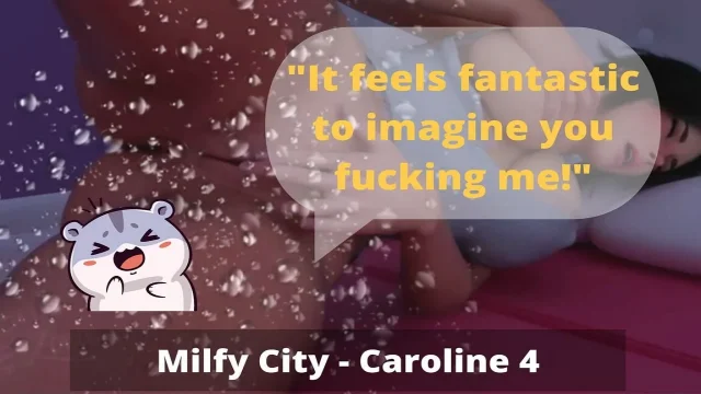 squirted all over my bed after having wet dreams Milfy City Caroline Part 4