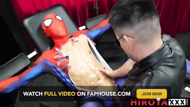 Hung Hiroya Fucks Bound Superhero Hungry Asshole After Ass Play