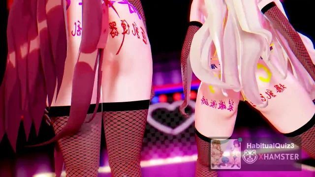 MMD R18 sexy bitch want to fuck clap big ass ahegao 3d hentai big tits cosplay