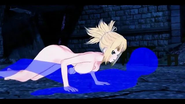 Dr Stone Hentai - Kohaku Boobjob and Handjob - Japanese Asian Manga Anime Game Porn