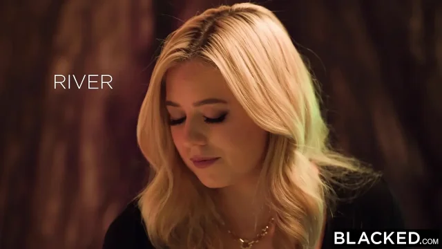 BLACKED Gorgeous Blonde Bartender River Lynn Has Her BBC Dreams Come True