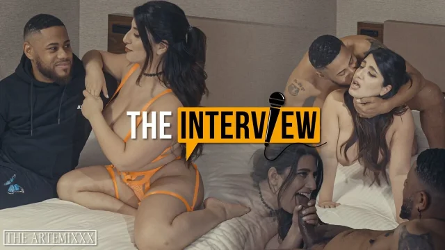Sarah Arabic Interviews Artemixxx then gets creampied