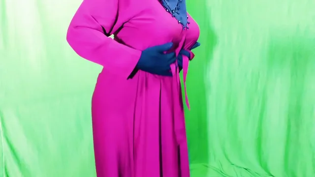 Beautiful Amena Bhabhi has sex indoors wearing burqa and hijab
