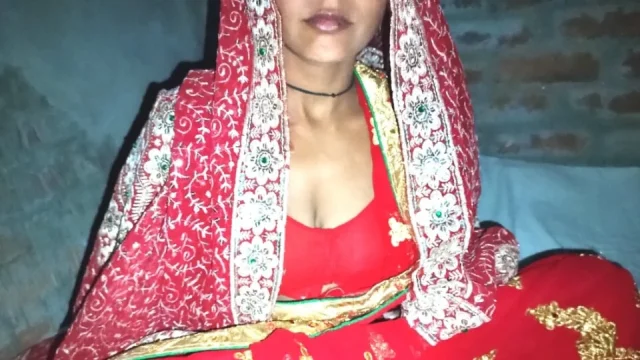 Bride and groom sex video of new village wedding night video of married couple
