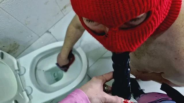 Toilet Humiliation Extreme Dominatrix Nika Makes Slave Clean Dirty Toilet Suck