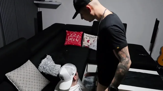 No Mercy for This Obedient Mouth-pussy - Hard Deepthroating for Gay Slut with a