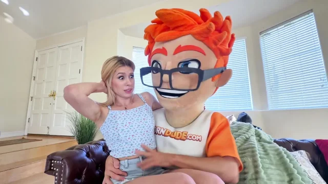 Footjob Fun with Naked Blonde Anna Kovachenko on PornDudeCasting Couch
