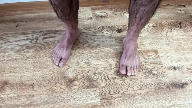 Funny Solo Male Earl Smile Tease in a Hotel Room - Hairy and Sensual