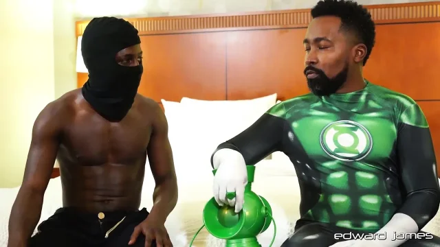 EdwardJames Hakunabad And Q Spit Roast Masked Superhero Simon Bazz