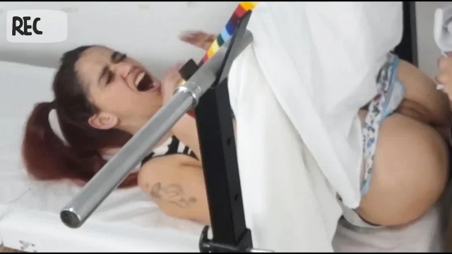 Girl for the First Time at the Gynecologist