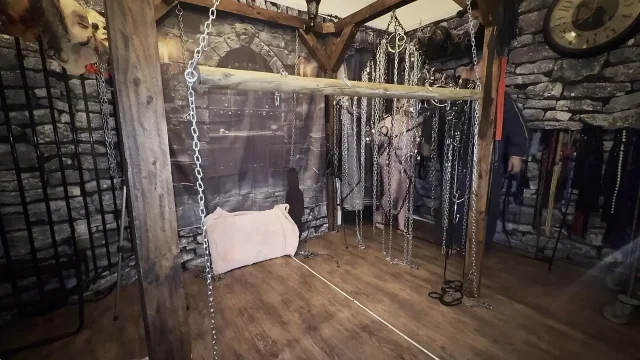 Part 1 Lanista Bear and Domina Satana Wax and heat Play