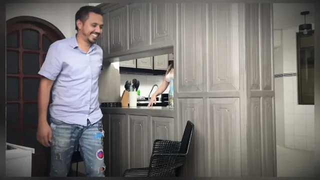 I FUCK MY BEST FRIEND'S HUSBAND IN HIS KITCHEN Melany Latina