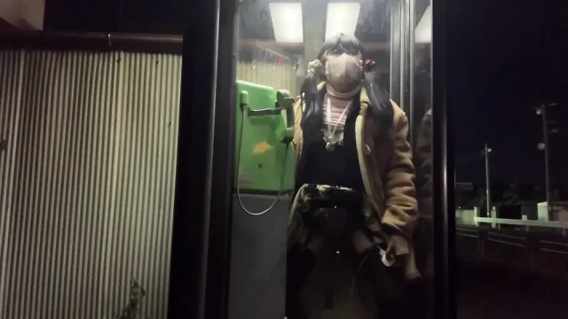 Self-Training No39 Exposure in Night Telephone Booths and Vending Machines