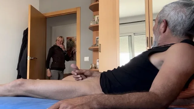 My Wife Stepsister Catches Me Masturbating