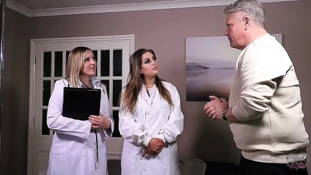 Slutty Doctors Helps Patient with Swollen Cock