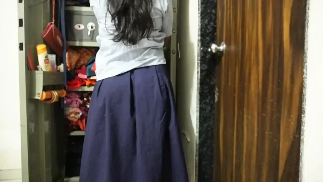 big tits college girl turns out to be a pro slut for her teacher