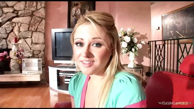In the middle of the intense coitus the blonde babe had a massive squirting orgasm