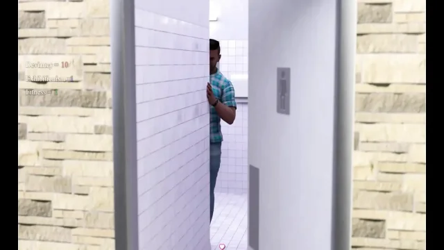Lisa Glory Hole In College Toilet ep17