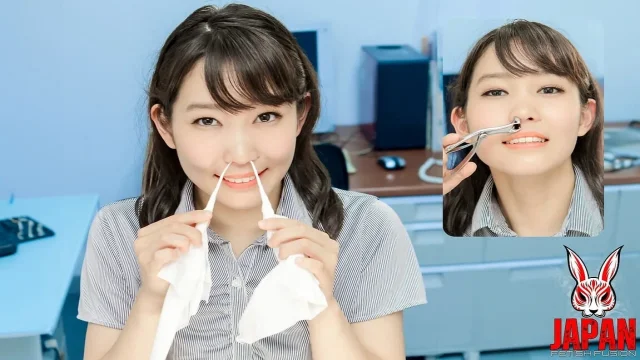 Wait You Want to See My Nose and a Runny Nose Kasugano Yui Asked by a Senior at Work