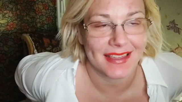 Step Aunt seduce for him birthday