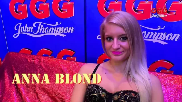 Blonde Bombshell Anna Wants to Swallow in Casting Couch Fuck