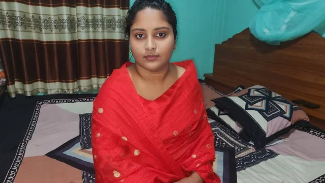 New Bangladeshi red saree sex video Bangla voice hot sex video