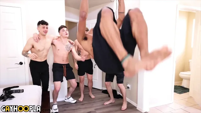 Calvin Russe Takes on Big Dick Micky Mallato in His Gayhoopla Premiere