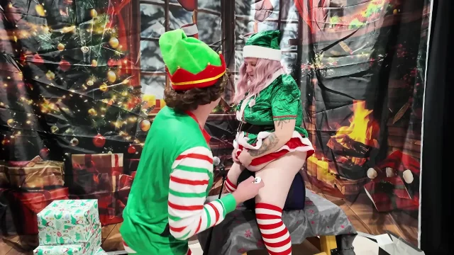 Naughty Elves on the Sex Toy Shelf Day 3
