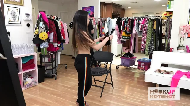 BTs - Tiny Brunette Maya Bijou Loves To Get Fucked By A Random Guy