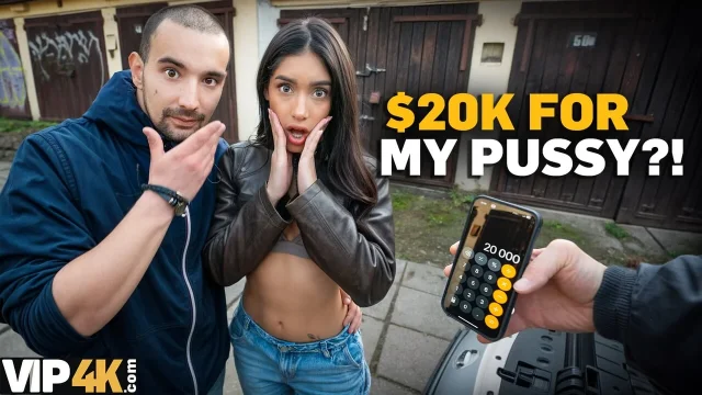VIP4K He wanted to buy a car but instead sold his Girlfriend's Pussy to a Stranger
