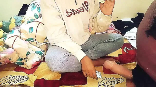 Indian stepsister at home alone Homemade sex video