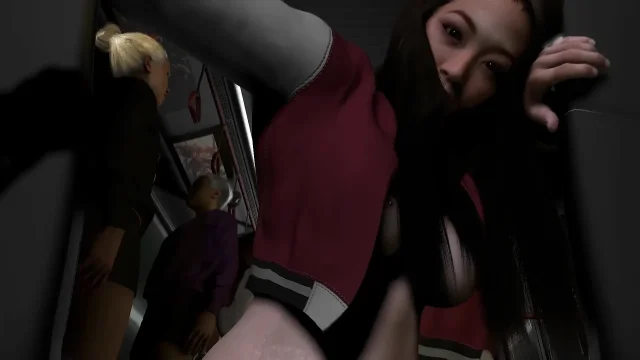 Asian Girl Rides Dick In The Bus Bus - POV Experience