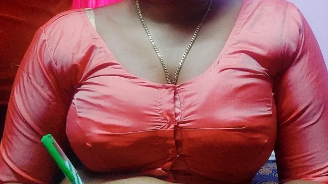 Bedroom aunty romance with boy