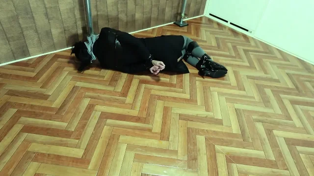 The Targeted Office Lady Was Tied up with Tape