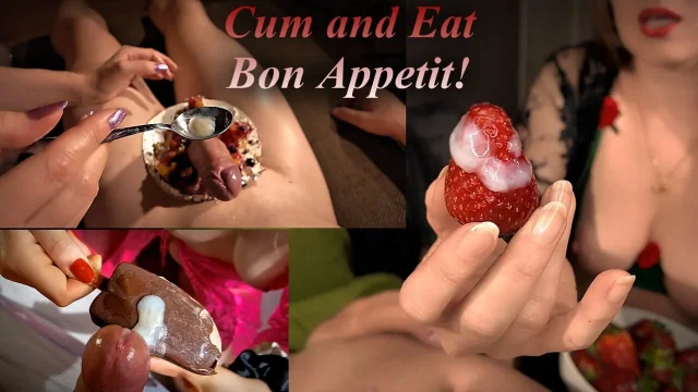 Semen Snack – Insatiable MILF Devours Cumshots on Berries & Chocolate