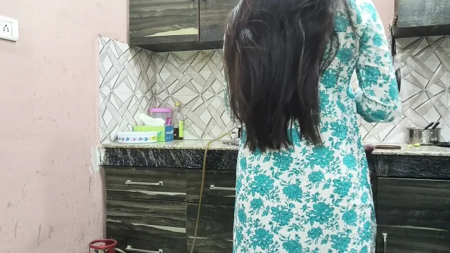Beautiful Indian Step Mom Pussy and Ass Fucked Hard by Step Son While He Is in