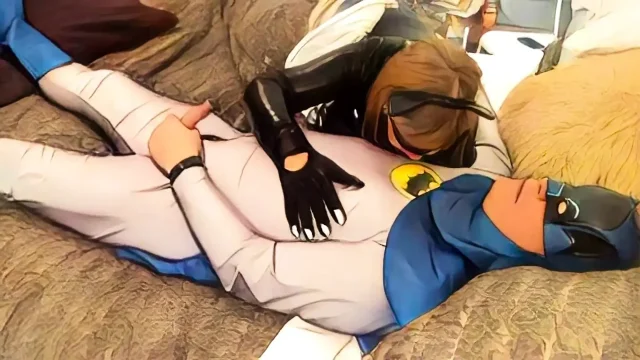 An AI Animated Adventure Granny Catwoman Sucks Batmans Cock 112220