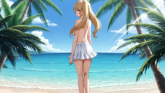 Beach Blonde Blowout Elsa's Sandy Suck and Fuck Fest